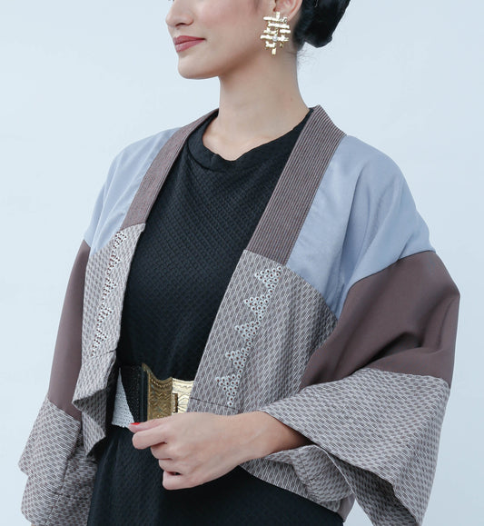 Crop Kimono in Powder Blue