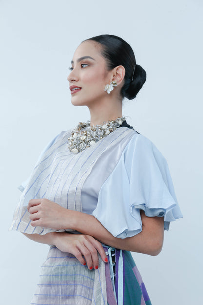 Ilog Bib With Piña Stripe