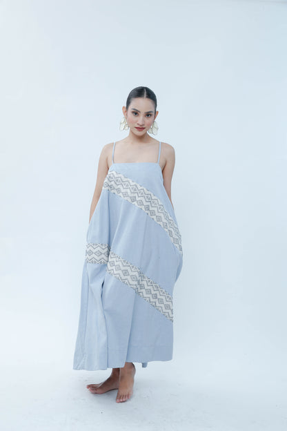 Gantimpala Dress in Light Denim NY