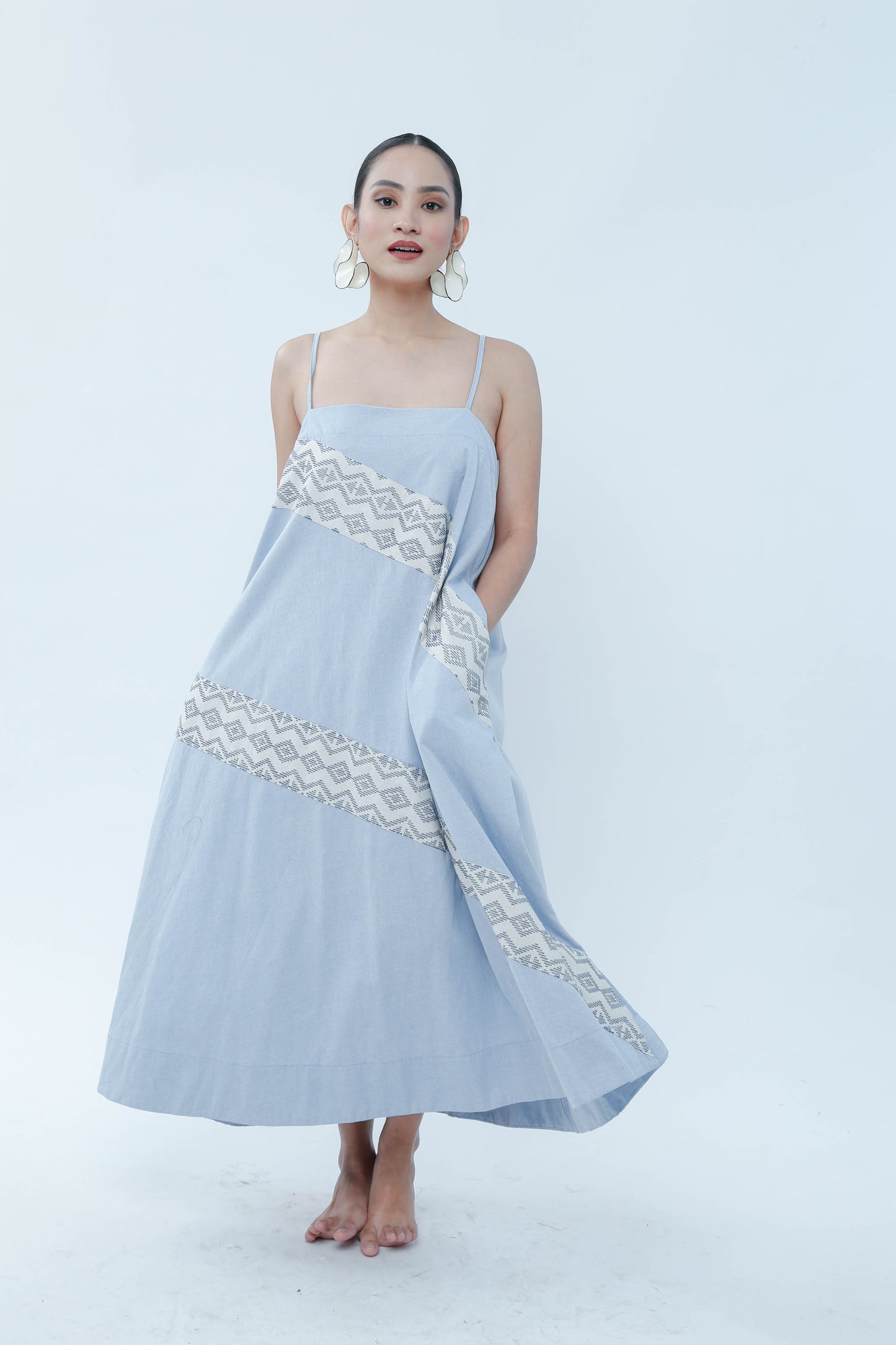 Gantimpala Dress in Light Denim NY