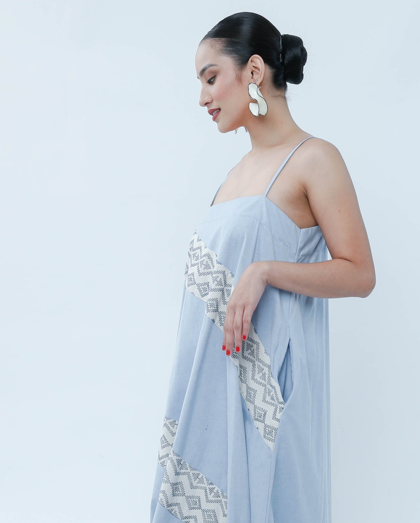 Gantimpala Dress in Light Denim NY