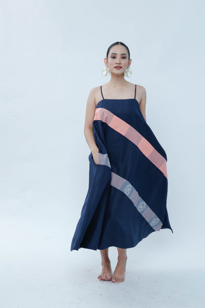 Gantimpala Dress in Dark Denim