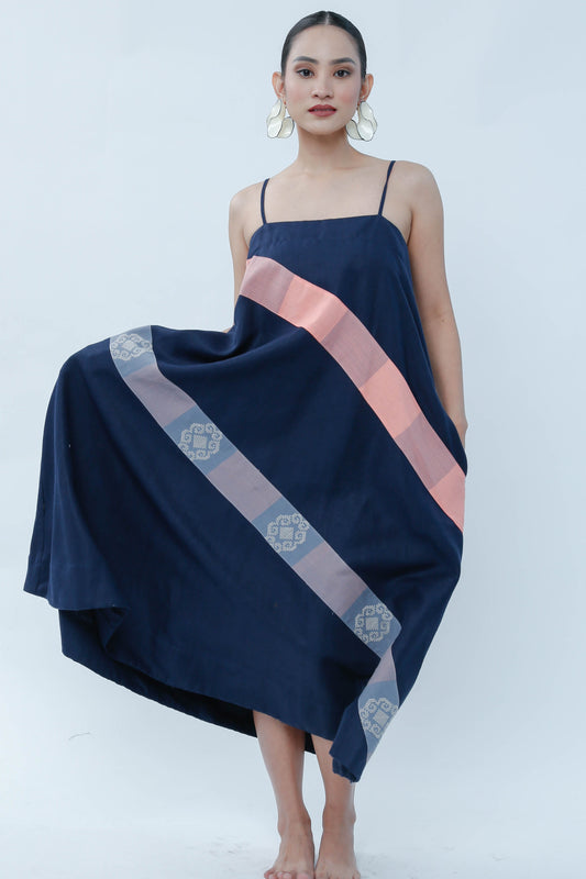 Gantimpala Dress in Dark Denim