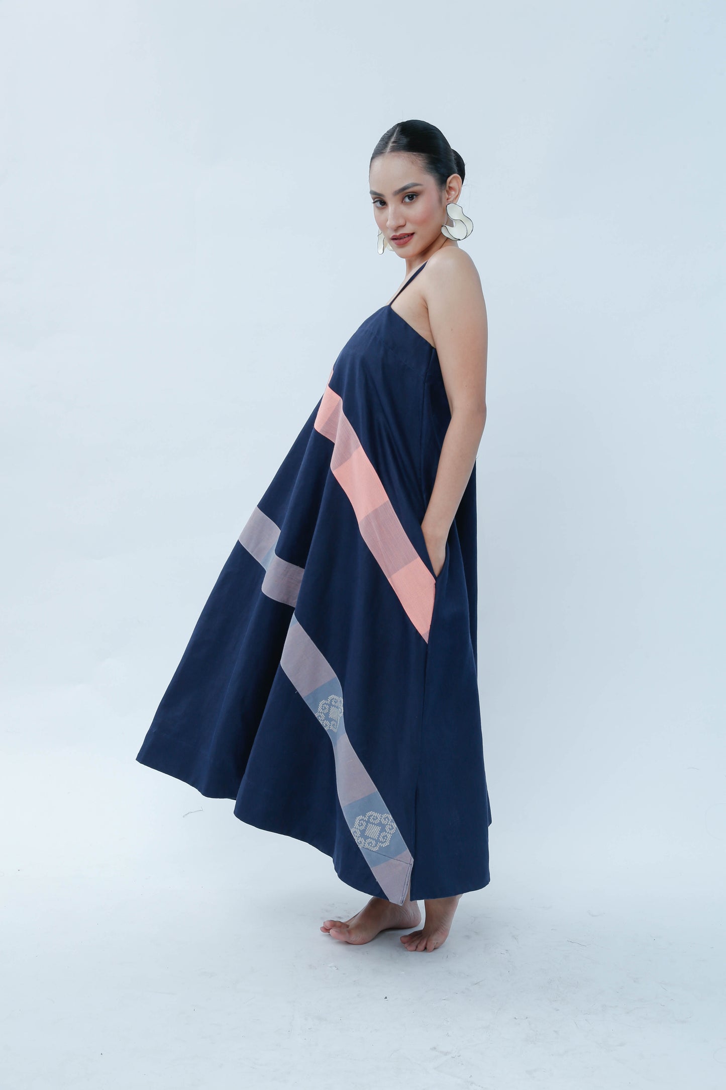 Gantimpala Dress in Dark Denim