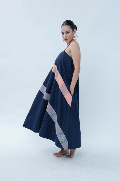 Gantimpala Dress in Dark Denim