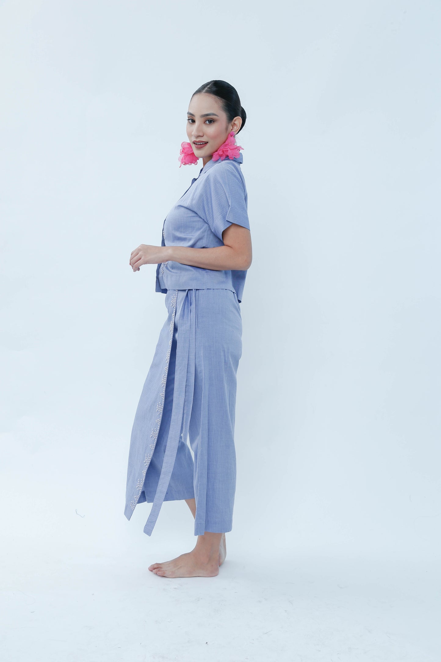 Lakwatsa Coords in Denim Light Blue
