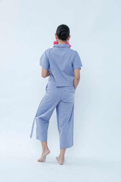 Lakwatsa Coords in Denim Light Blue
