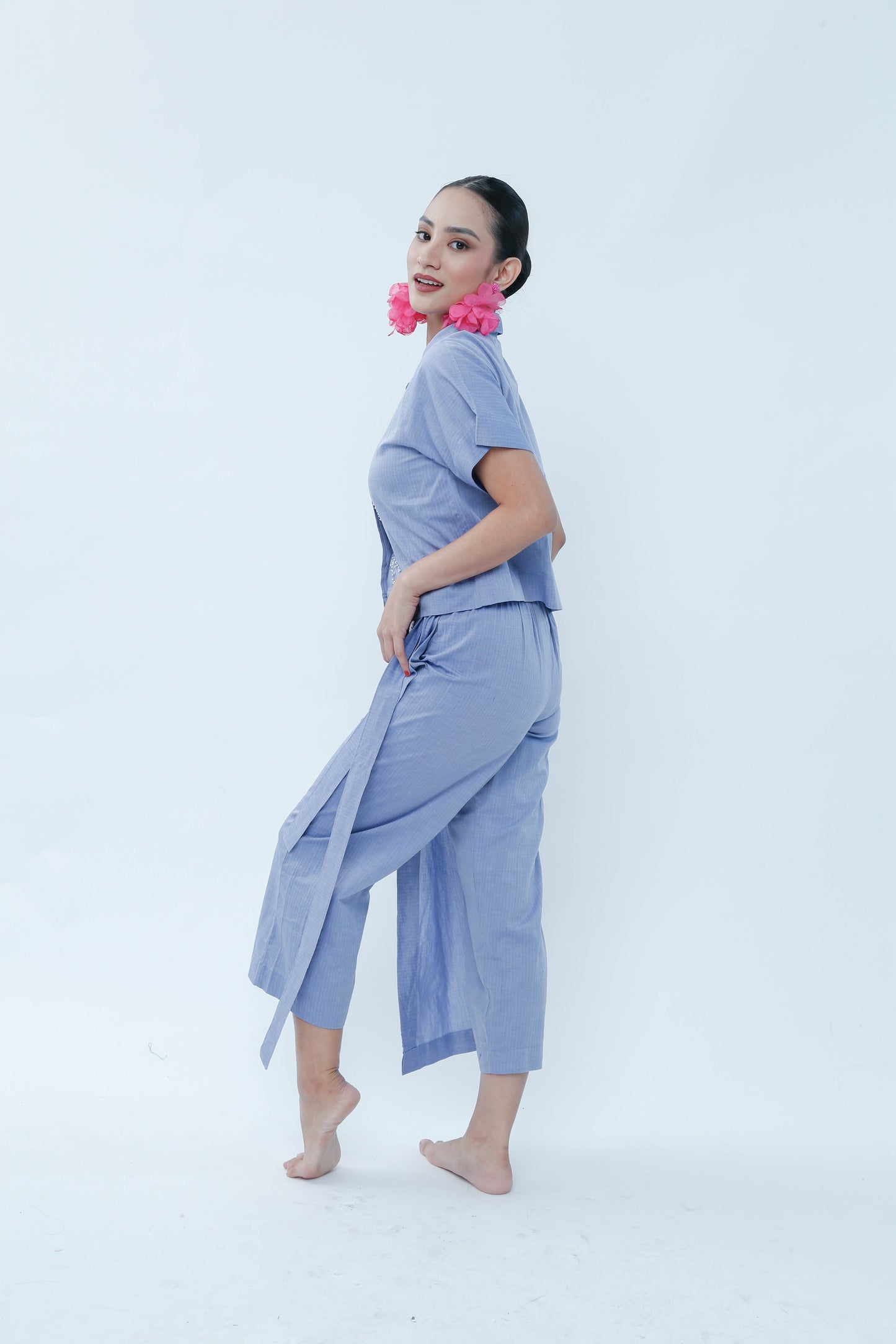 Lakwatsa Coords in Denim Light Blue