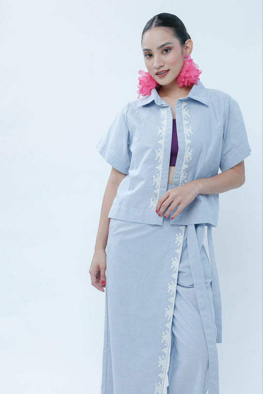 Lakwatsa Coords in Light Blue