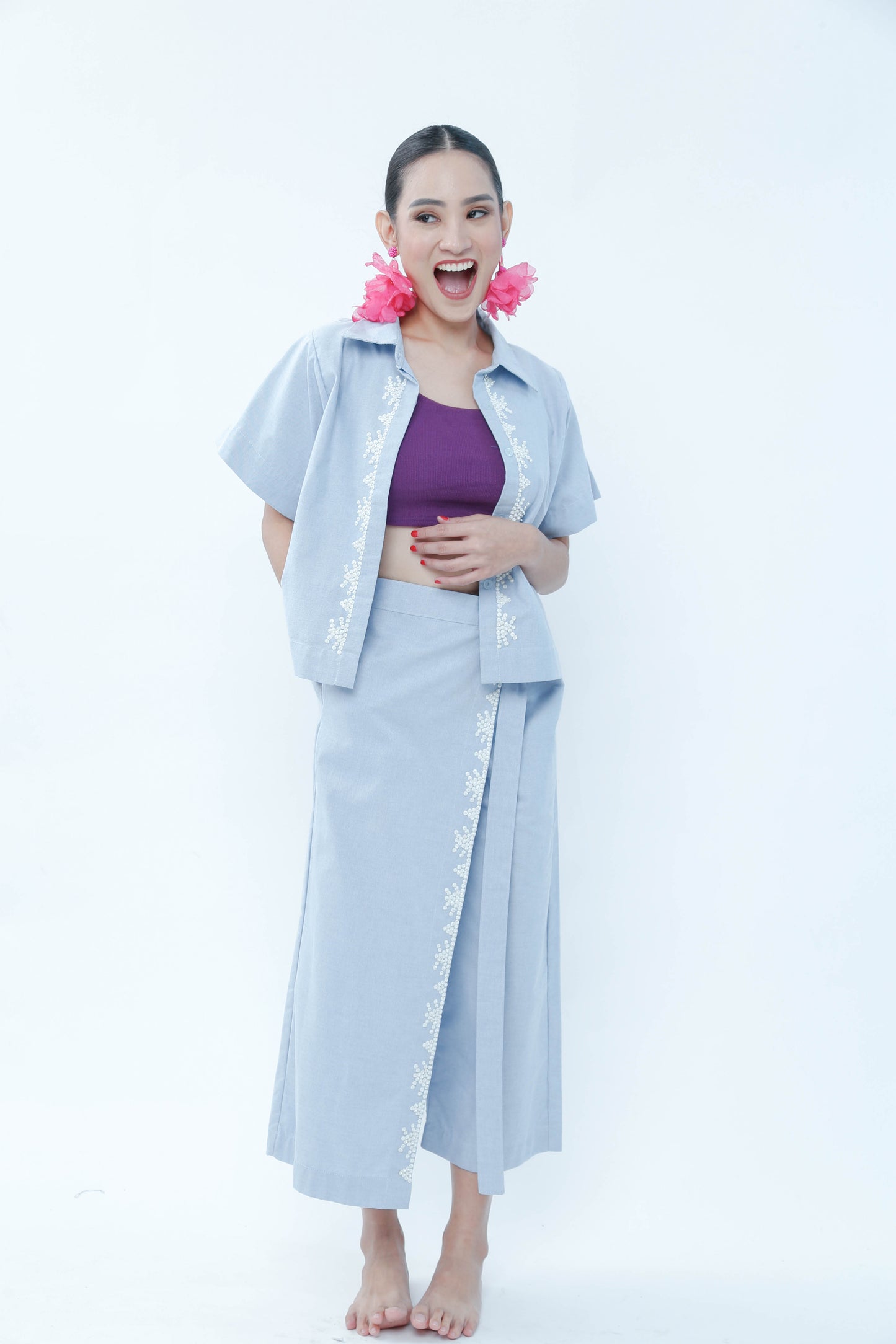 Lakwatsa Coords in Light Blue