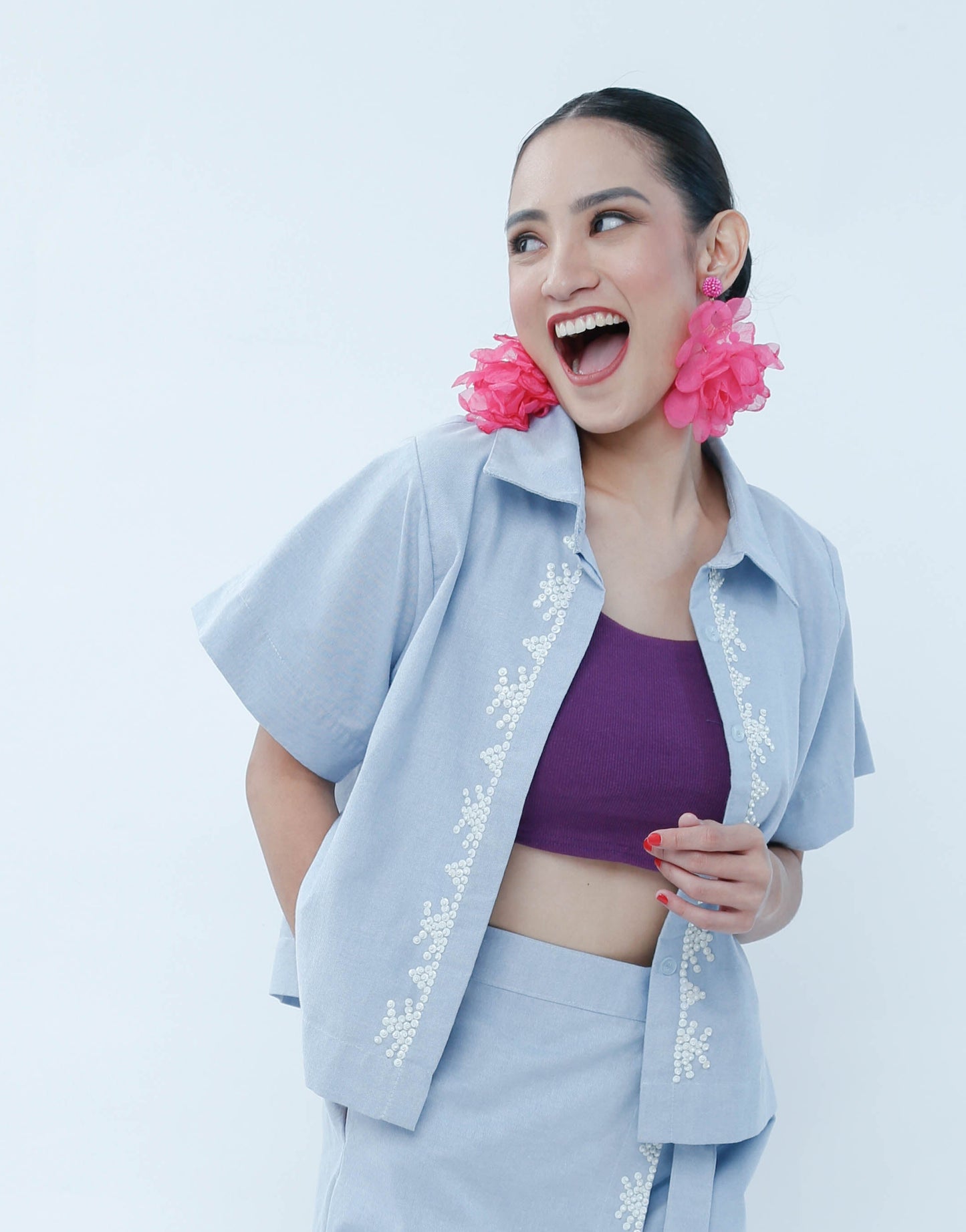 Lakwatsa Coords in Light Blue