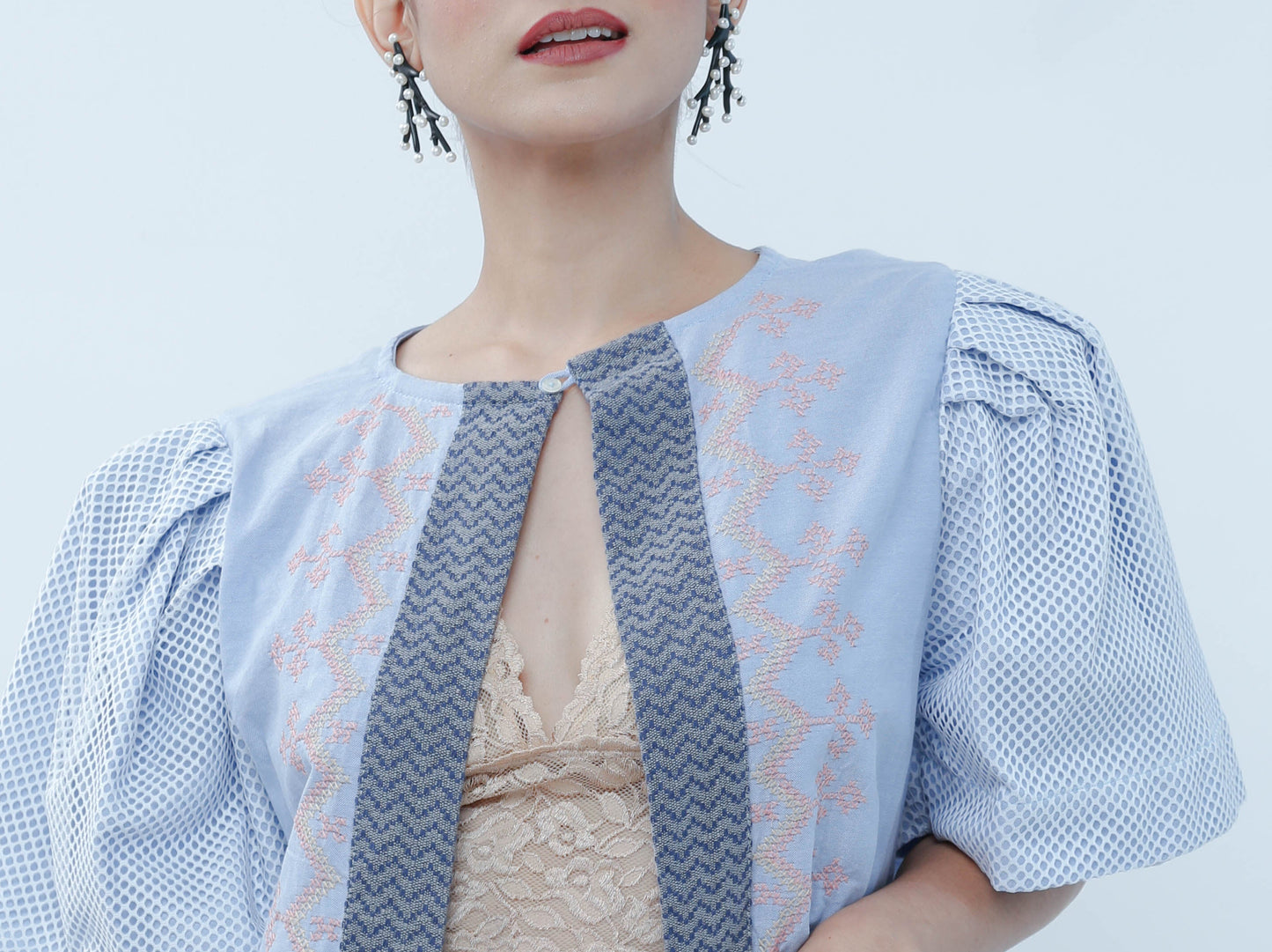 Alon Top with Nesif Embroidery