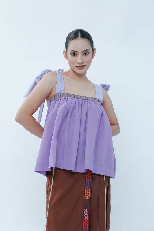 Kalinga Top in Purple