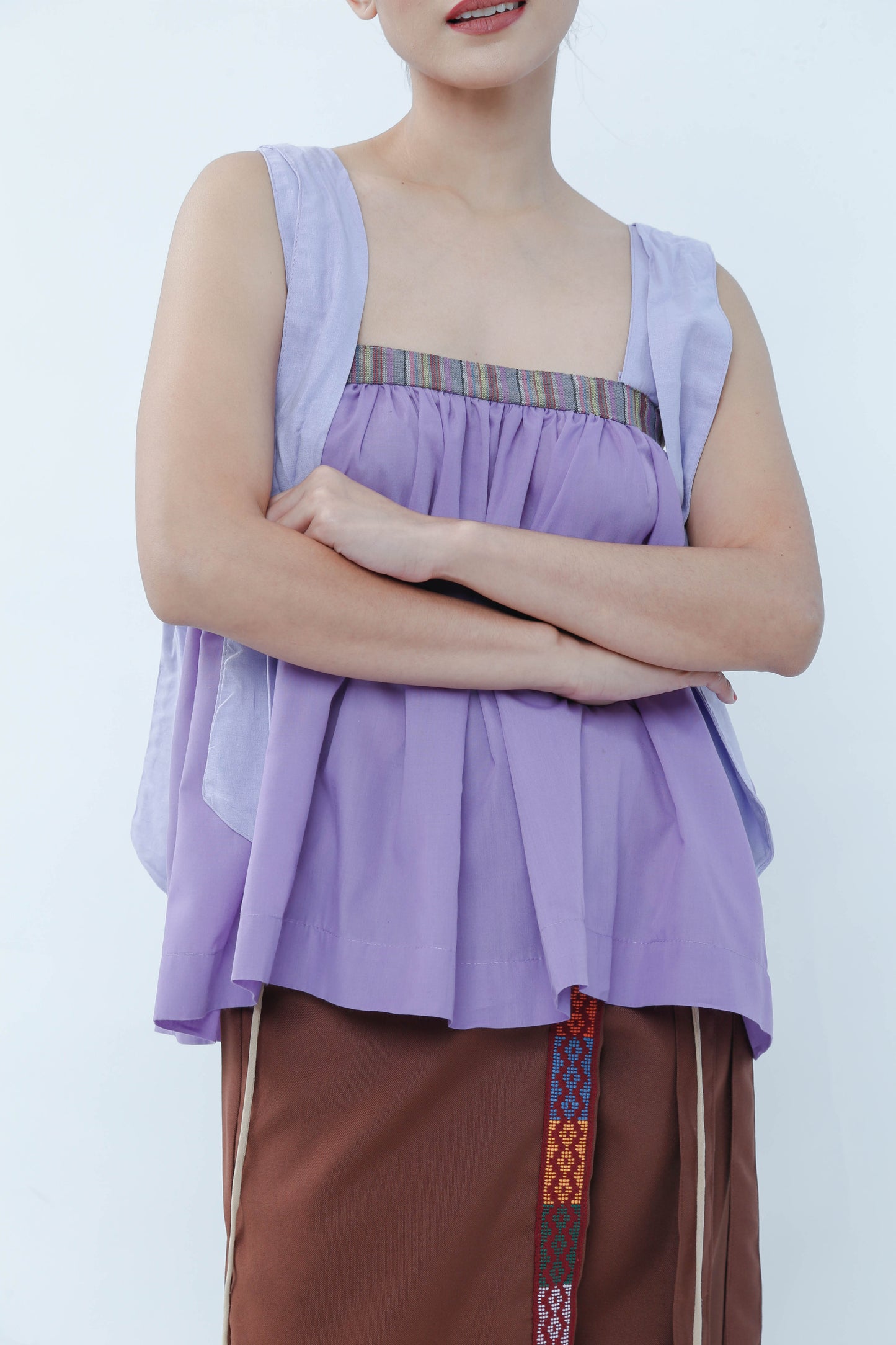 Kalinga Top in Purple