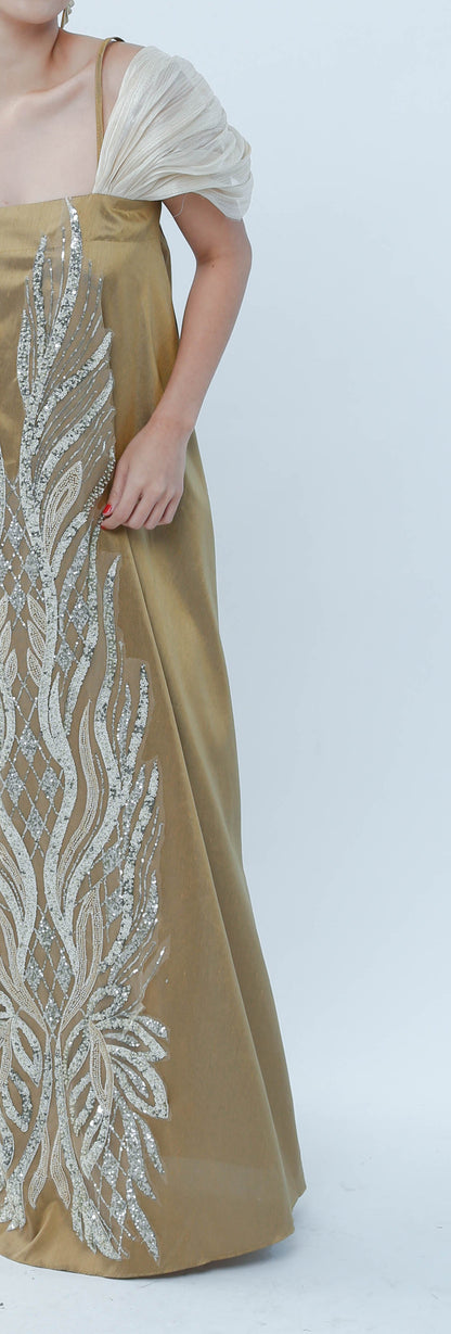 Yaman Gold Dress