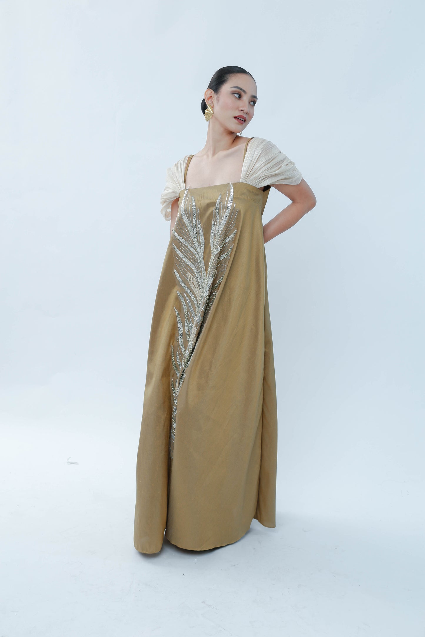Yaman Gold Dress