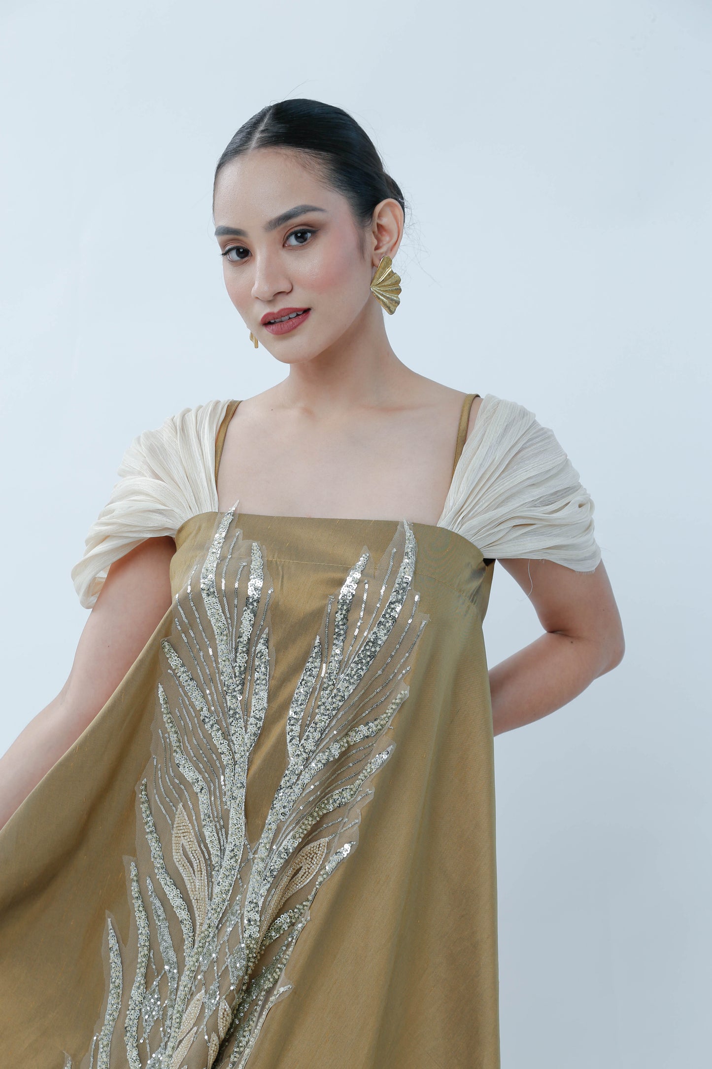 Yaman Gold Dress