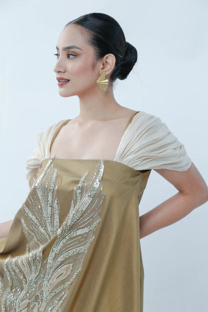 Yaman Gold Dress