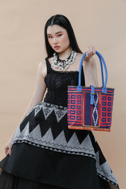 Detalye Bamboo Bag by the Teduray Tribe with Cow Leather