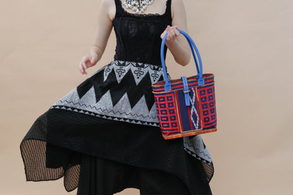 Detalye Bamboo Bag by the Teduray Tribe with Cow Leather