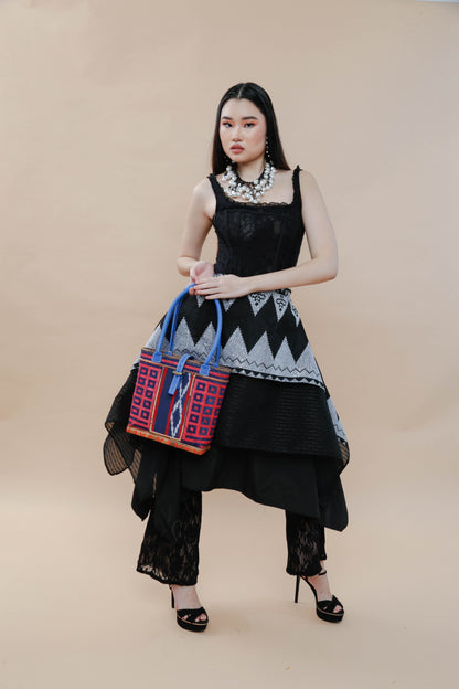Detalye Bamboo Bag by the Teduray Tribe with Cow Leather