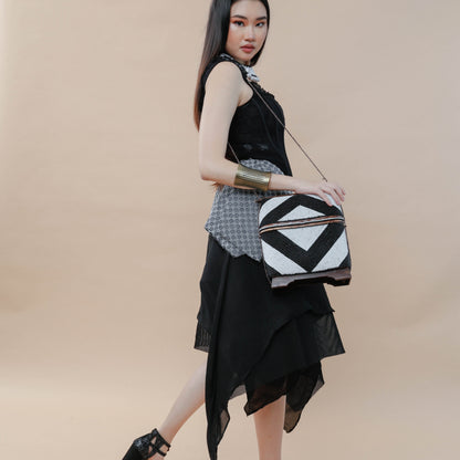 Detalye Fully Beaded Palawan Bamboo Bag