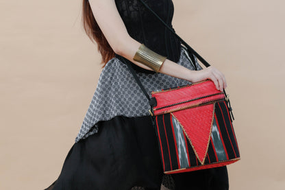 Detalye Bamboo Bag by Teduray Tribe with Ifugao Weave