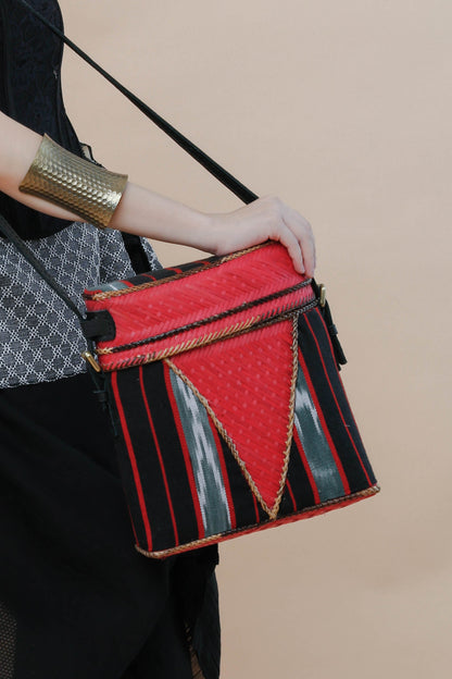 Detalye Bamboo Bag by Teduray Tribe with Ifugao Weave