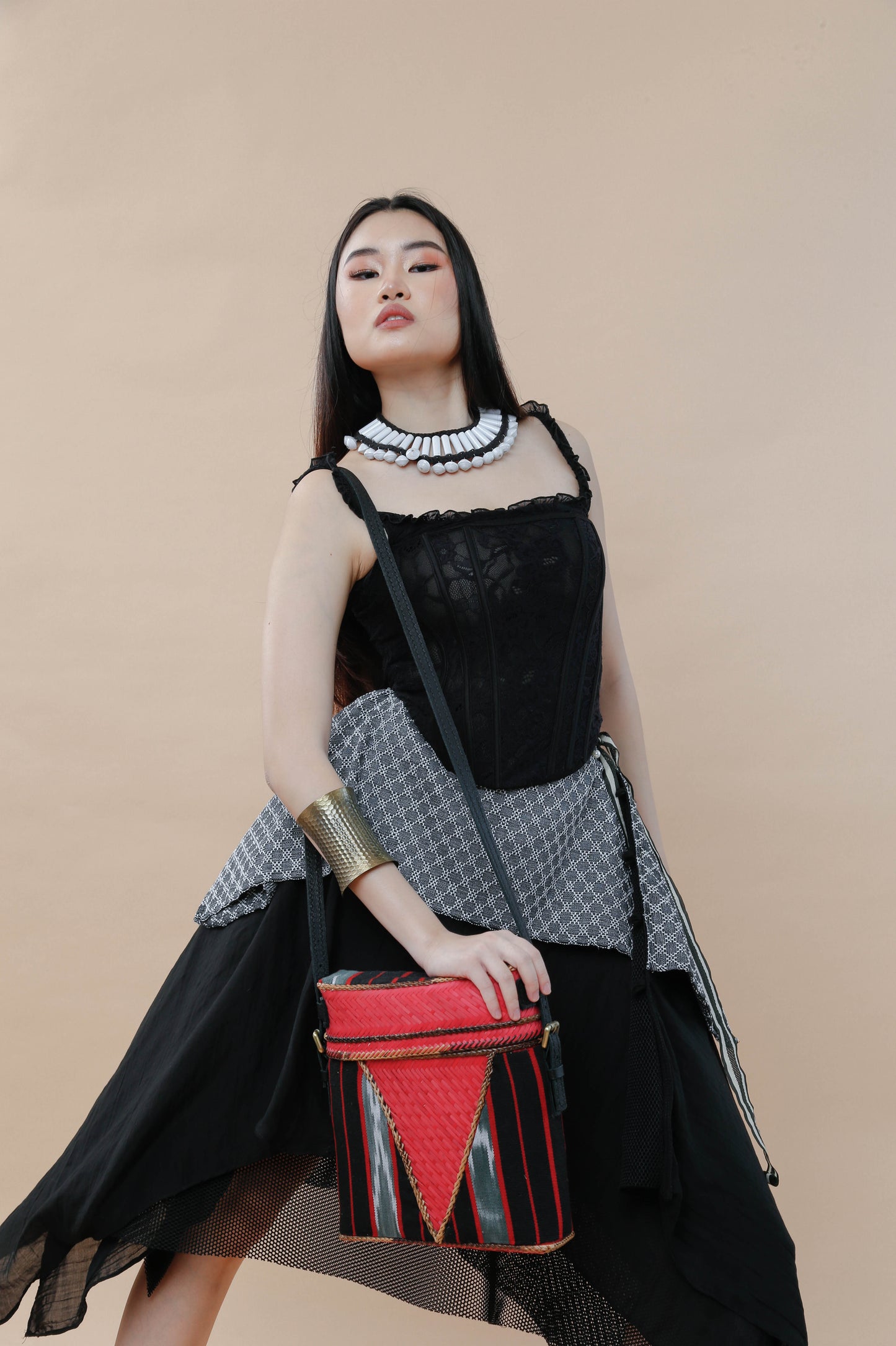 Detalye Bamboo Bag by Teduray Tribe with Ifugao Weave