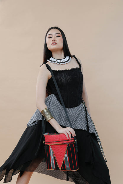 Detalye Bamboo Bag by Teduray Tribe with Ifugao Weave