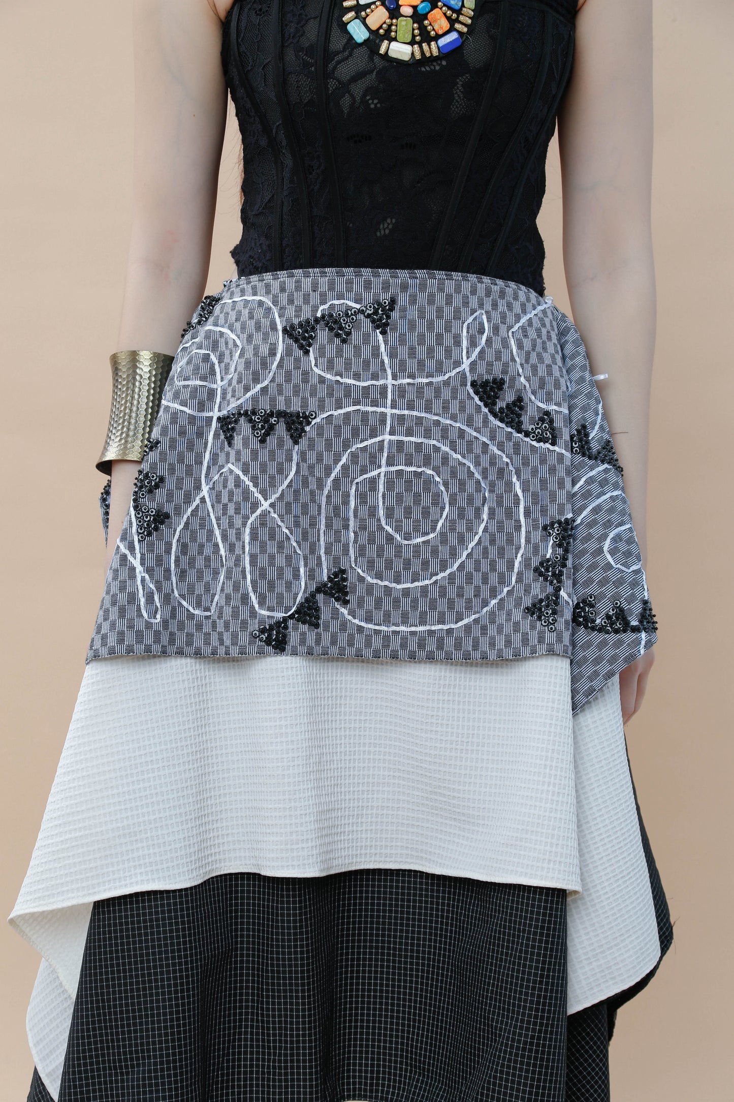 Essay Writing Wrap Skirt with Binakol Weave