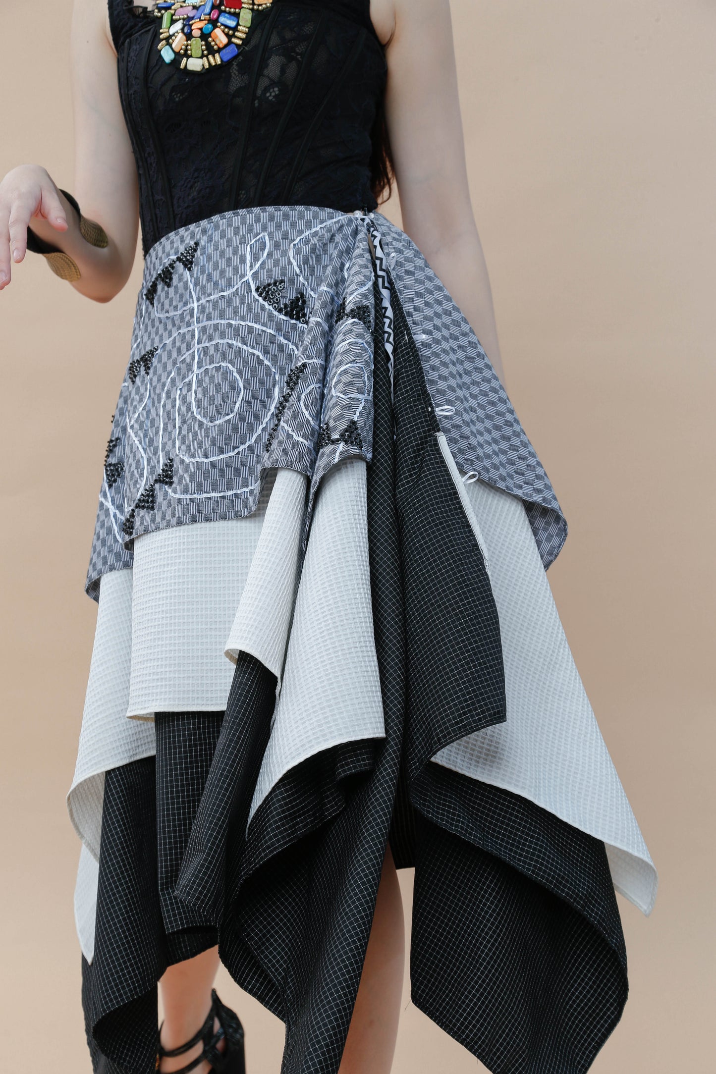 Essay Writing Wrap Skirt with Binakol Weave