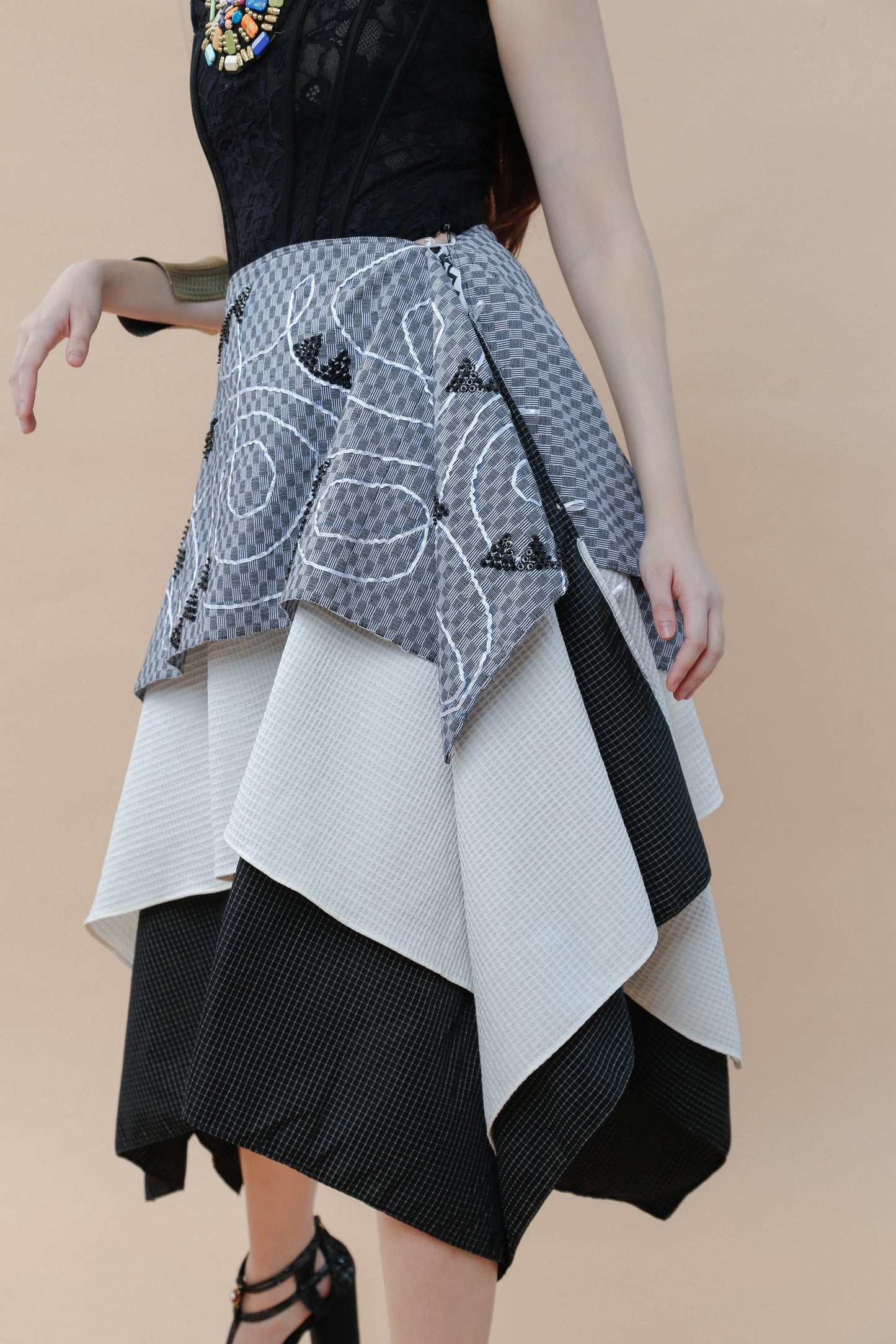 Essay Writing Wrap Skirt with Binakol Weave