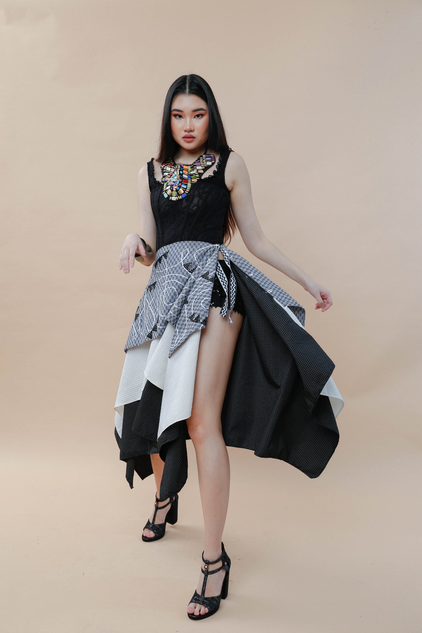 Essay Writing Wrap Skirt with Binakol Weave