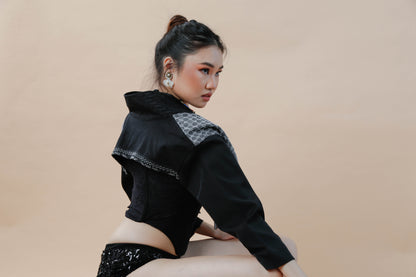 Pulmonya Jacket (Backless Jacket) In Black