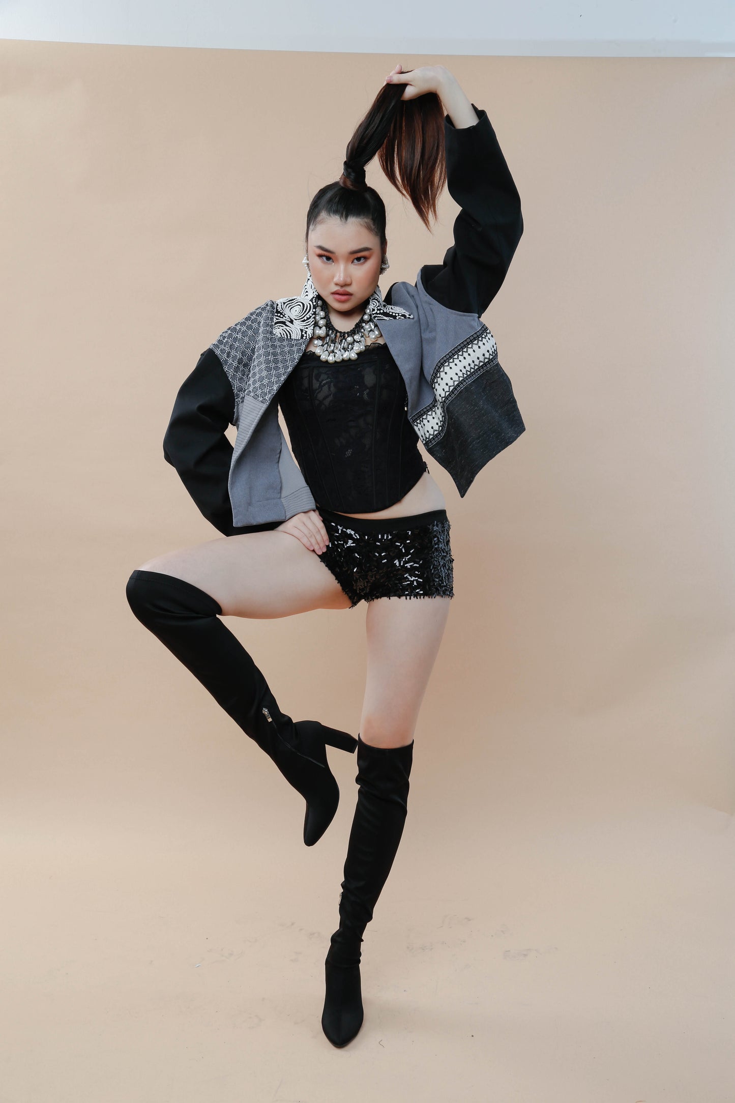 Pulmonya Jacket (Backless Jacket) with Kundiman and Kalinga Weaves