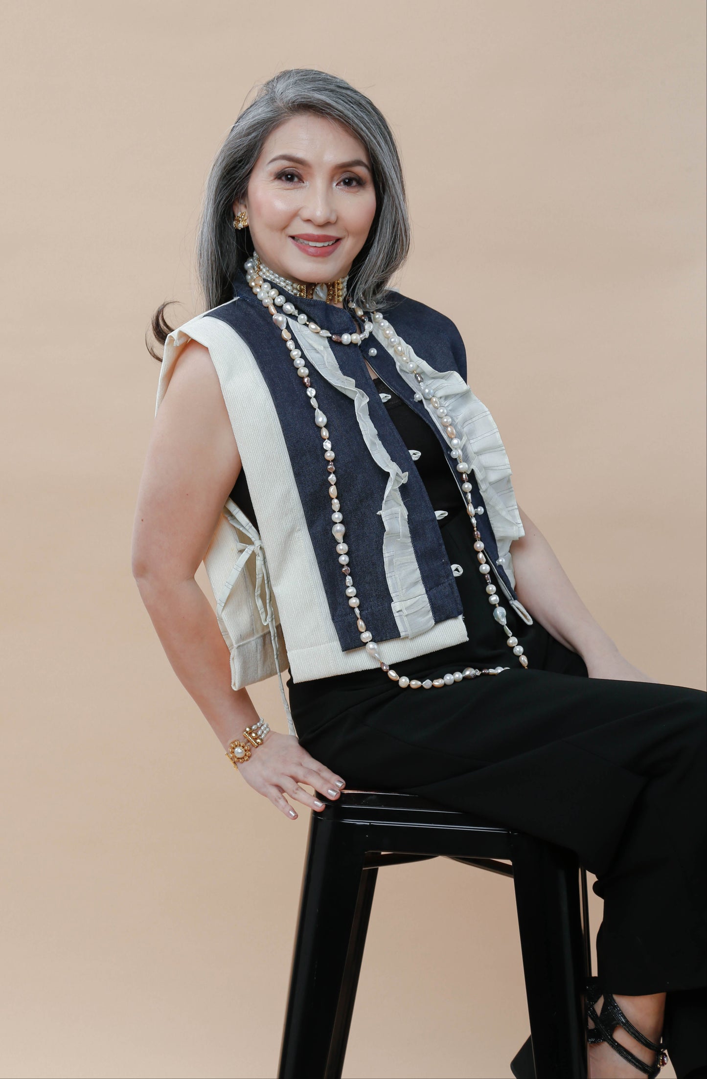 Barong Bib in Denim