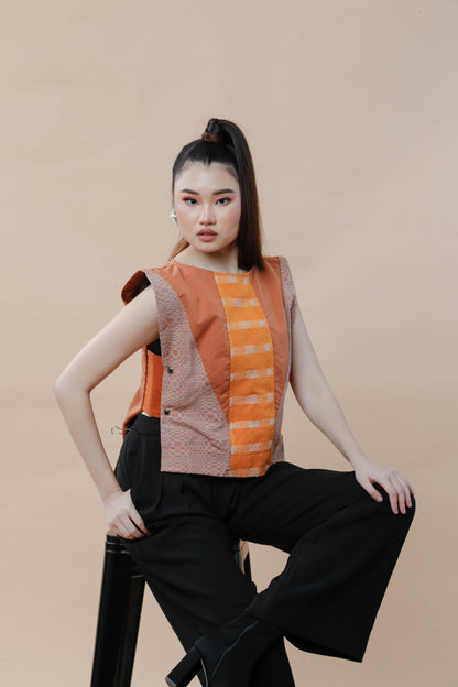 Nakakatuwa Baliktaran Bib with Side Snaps