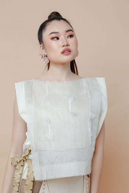 Candy Wrapper Pina Bib Barong