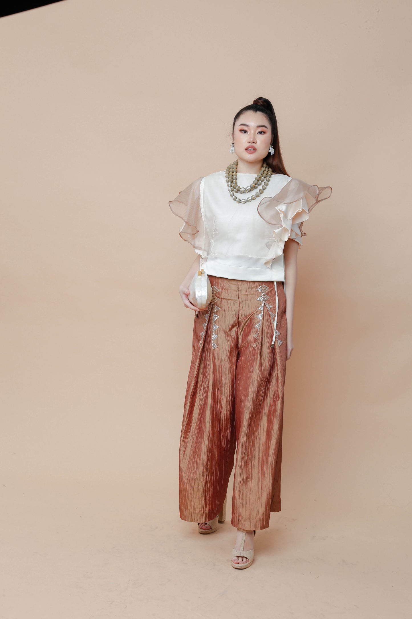 Simpleng May Dating-Pants and Top Set