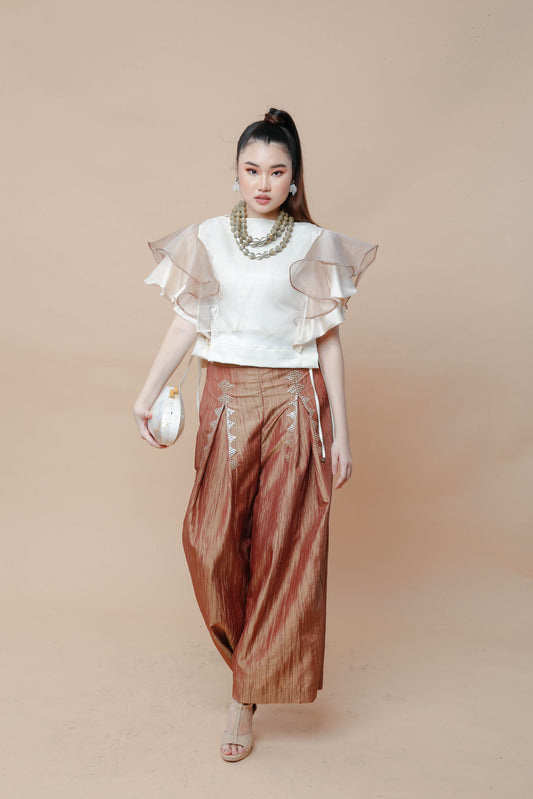 Simpleng May Dating-Pants and Top Set