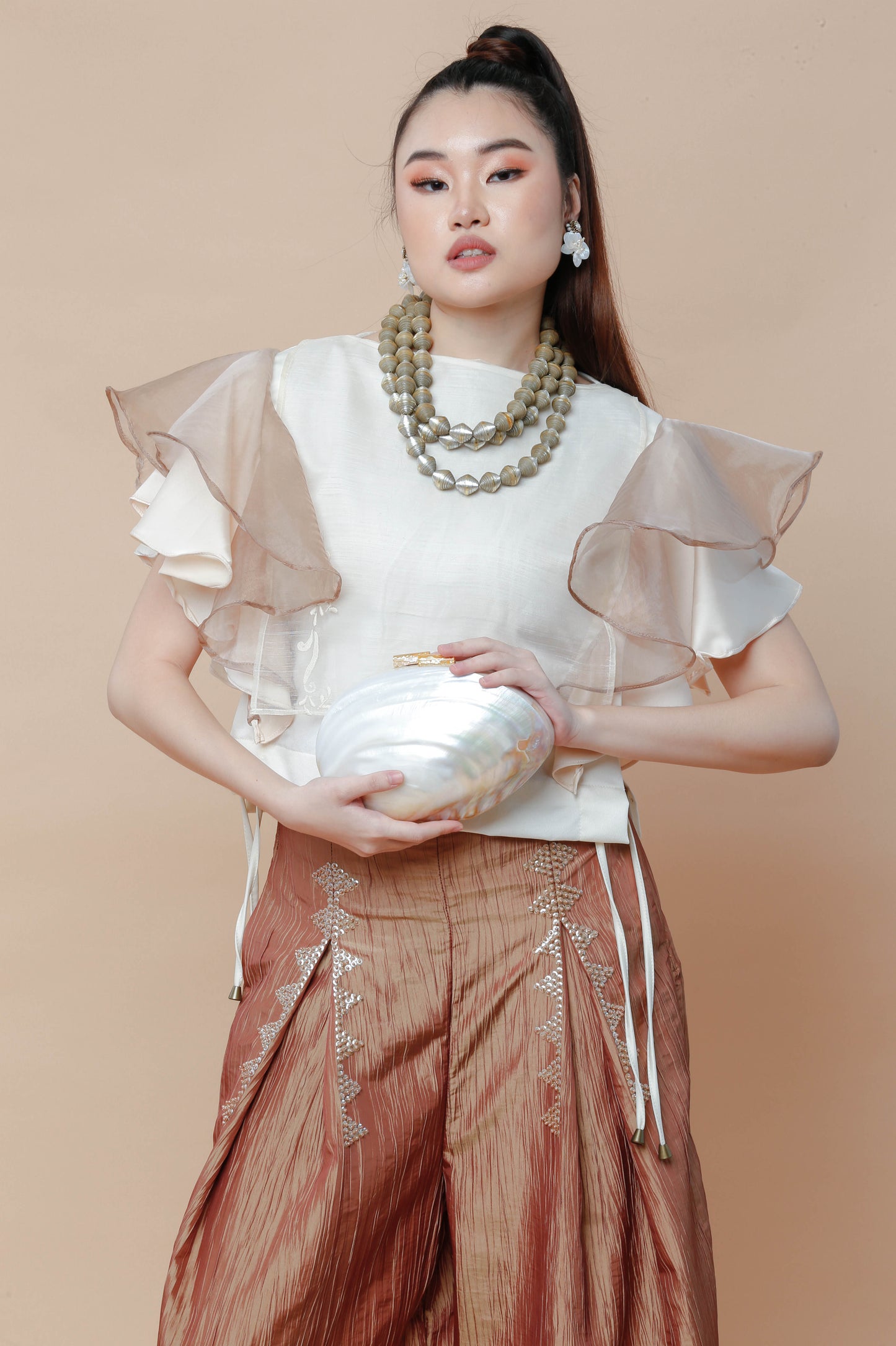 Simpleng May Dating-Pants and Top Set