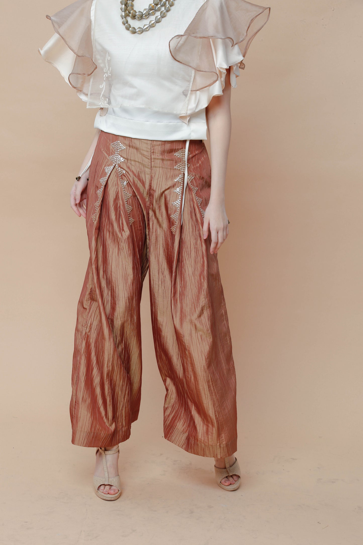 Simpleng May Dating-Pants and Top Set