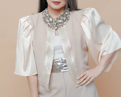 Cream Ecru Blusa