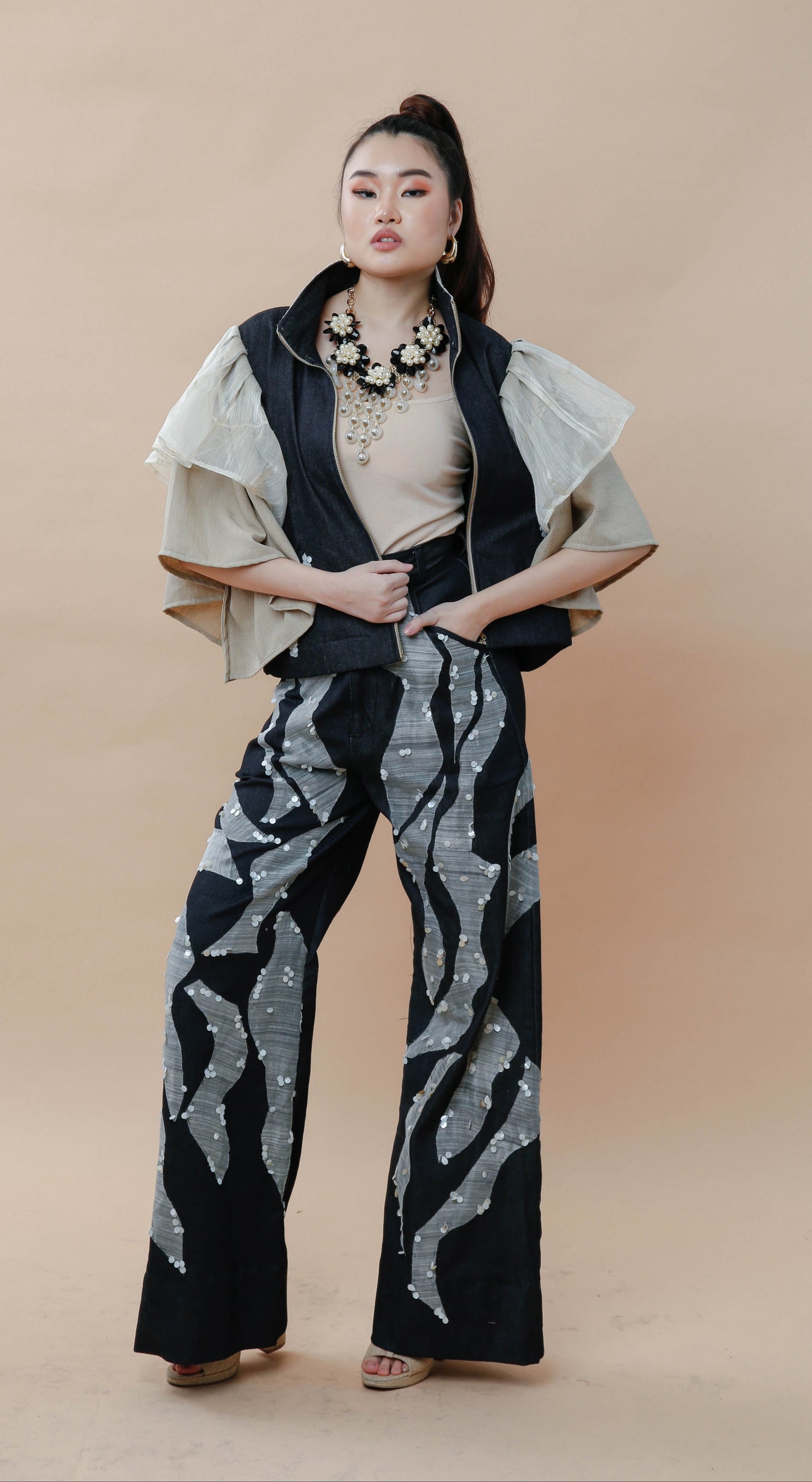 Amanpulo Denim Set New York Fashion Week Look 4 PRE-ORDER