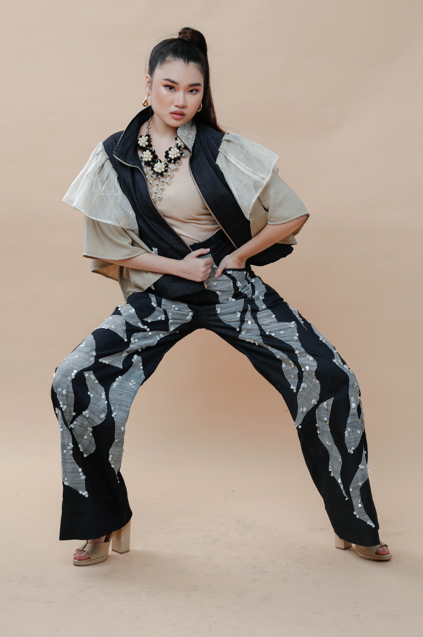 Amanpulo Denim Set New York Fashion Week Look 4 PRE-ORDER