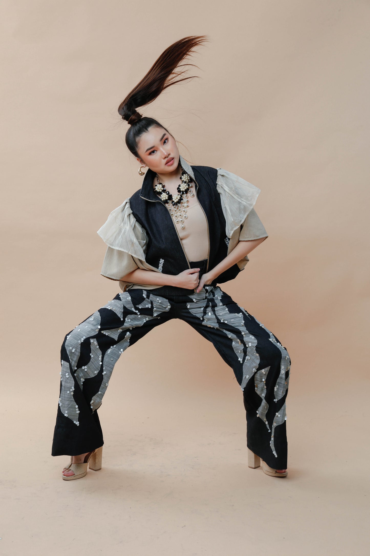Amanpulo Denim Set New York Fashion Week Look 4 PRE-ORDER