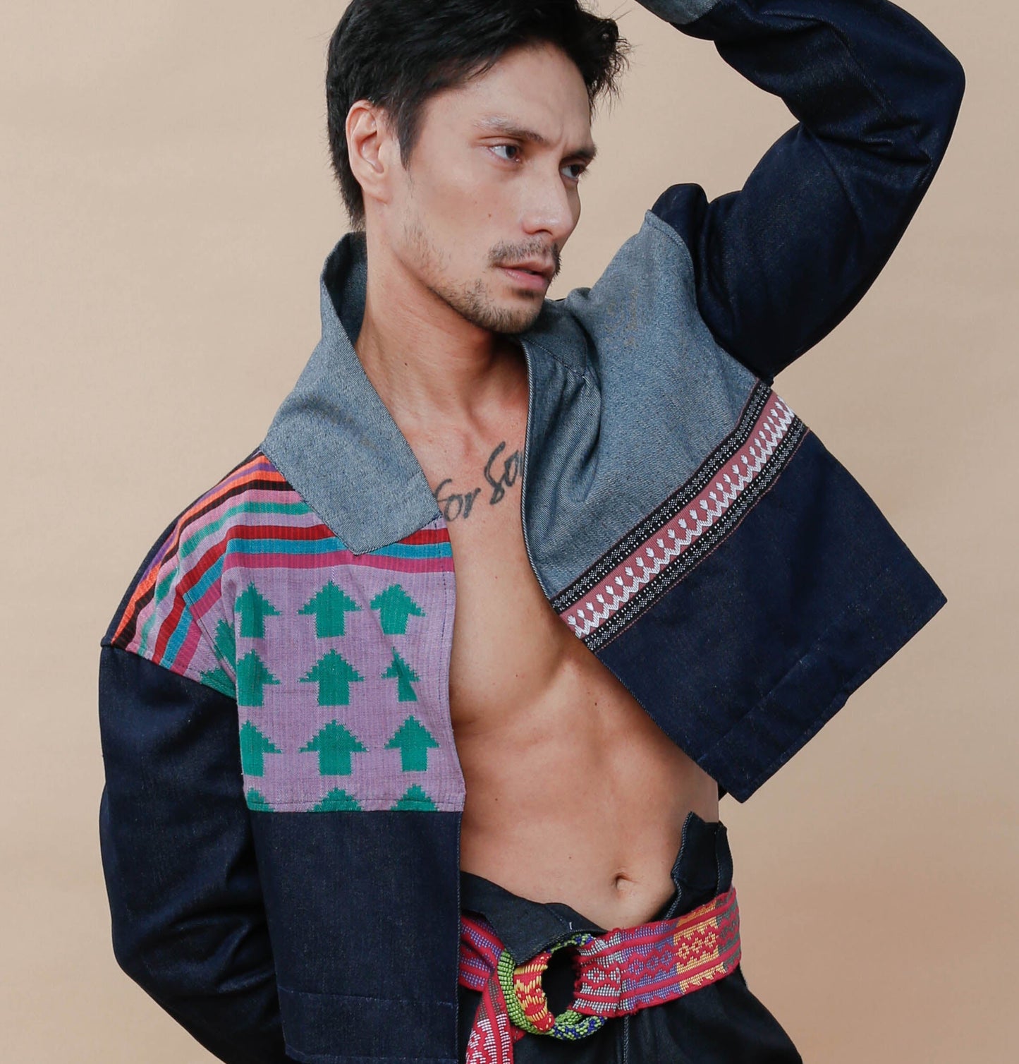 Rockstar Denim Jacket in Rare Pisyabit Weave