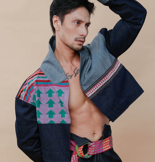 Rockstar Denim Jacket in Rare Pisyabit Weave