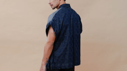 Maparaan Unisex Long Cover Up with Big Pockets in Kabangkalan Weave